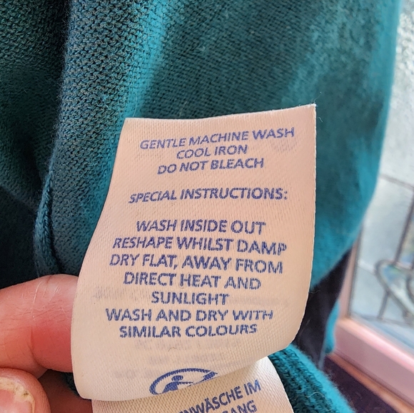 Boden Teal Green Cropped Cardigan S - Picture 7 of 10